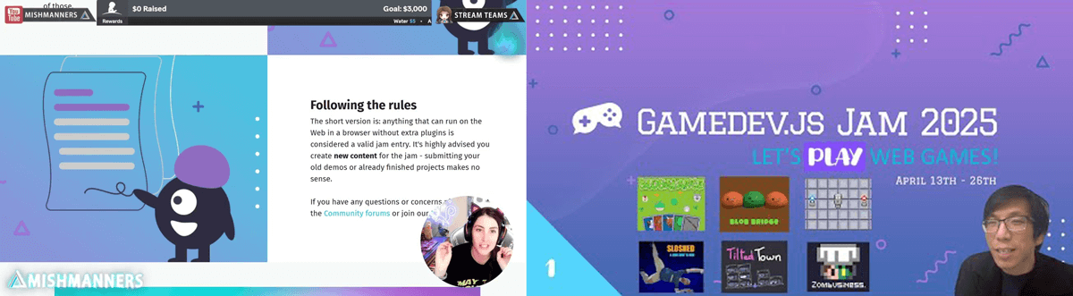 Enclave Games - Gamedev.js Jam 2025 streamers