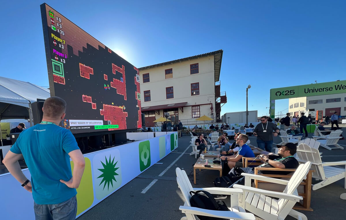 Enclave Games - Monthly October 2025: Space Huggers at GitHub Universe 2025